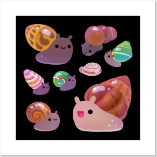 Land snail Posters and Art